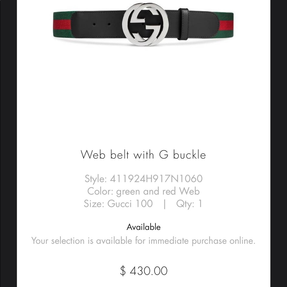 Gucci Belt